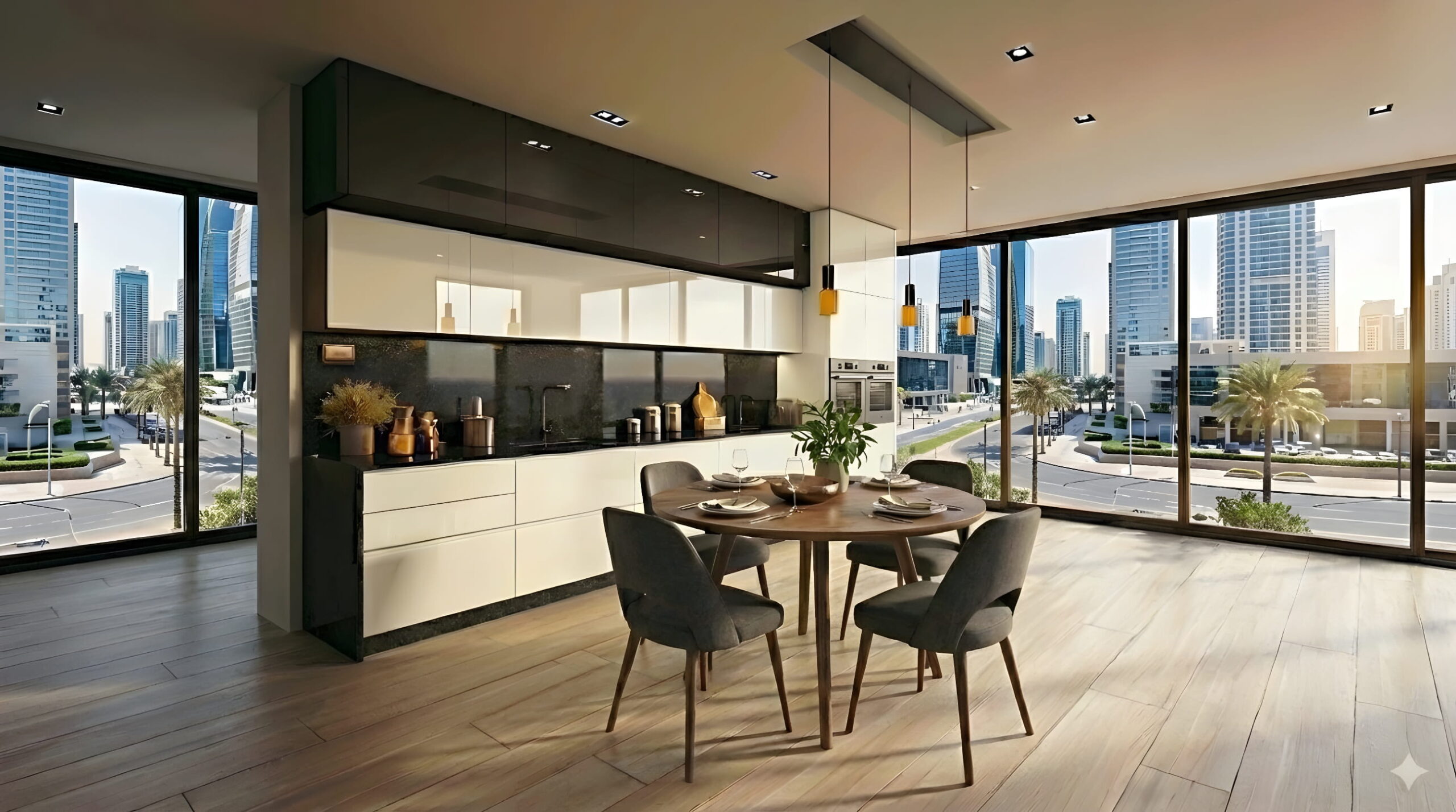 Baccara SG — cuisine moderne avec îlot