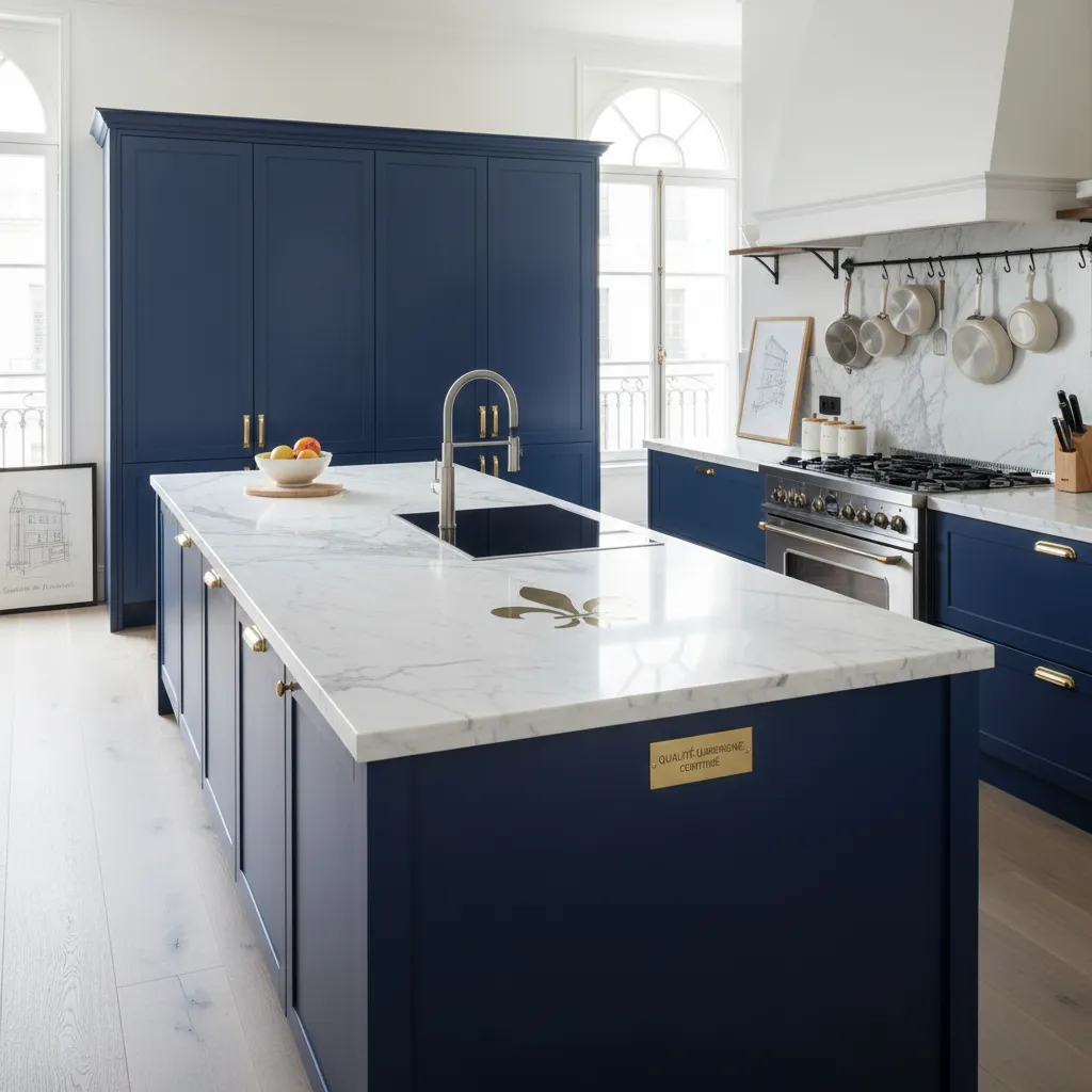 Matériaux européens pour cuisine sur-mesure