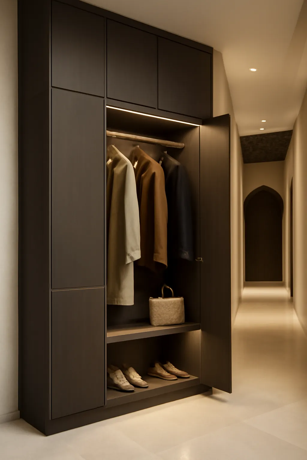 Placard d'entrée avec rangement chaussures